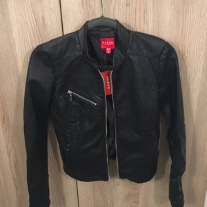 Faux leather jacket